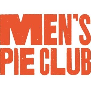 Presenting a cheque to Men's Pie Club