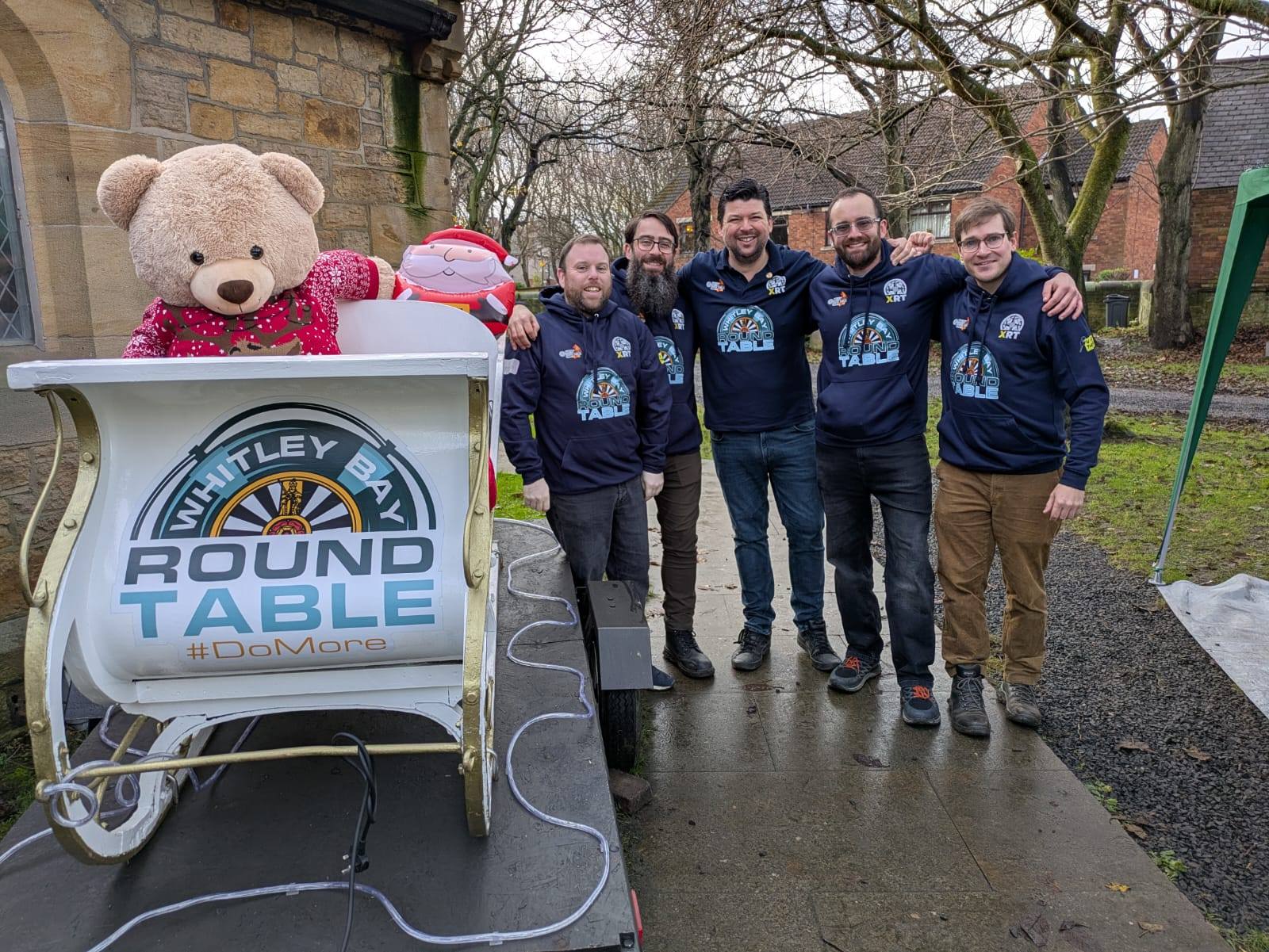 Our members with the Sleigh