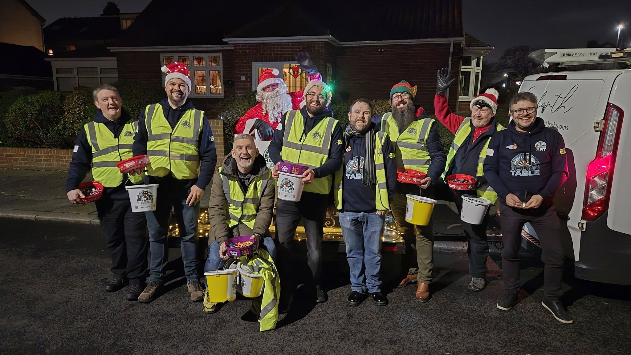 Our members on a Sleigh night