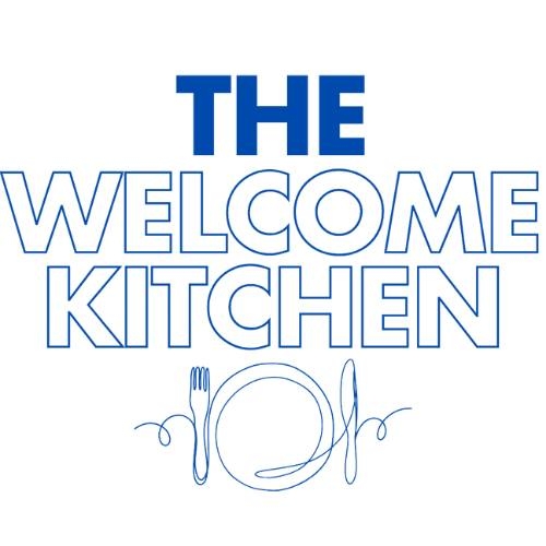 Presenting a cheque to The Welcome Kitchen
